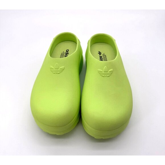 Adidas Lime Green Clogs Size 7 Comfortable Slip-On Design Lightweight & Durable - Picture 2 of 7